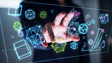 Interacting with holographic interface