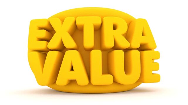 A video showcasing the concept of extra value in a modern and vibrant way
