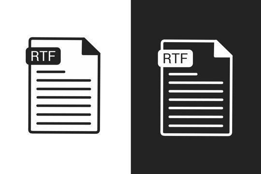 Rtf file icon data document