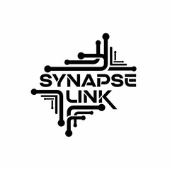 Synapse Link Circuit Board Logo Design.