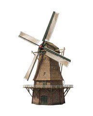 Traditional Dutch windmill
