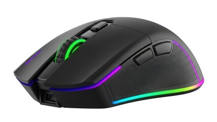 High performance gaming mouse with rgb lighting