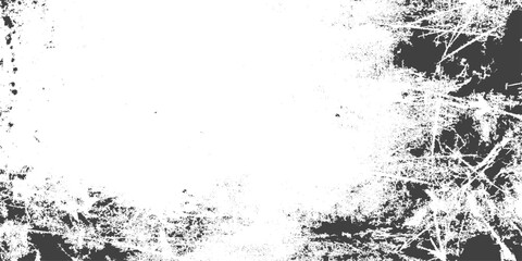 Fototapeta premium Grunge texture black white background. Abstract black and white gritty grunge background. distress effect vector illustration pattern background. Black isolated on white background, 