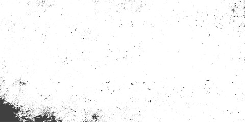 Obraz premium Rough grey and white texture vector. Distressed overlay texture, Dirty or dust film grain speck grit grunge overlay on white background, Vector Illustration. Black isolated on white background,