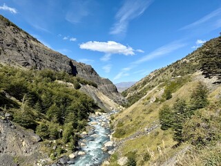 mountain river in the mountains