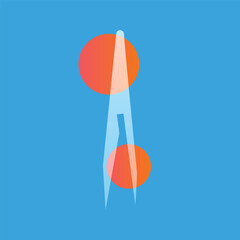 tweezer glassmorphism illustration