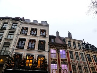 Obraz premium Lille, December 2025: Visit the beautiful city of Lille in France during the festive season 