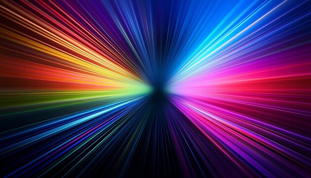 Color Spectrum Diagonal A Vibrant Interplay Of Color Gradients Creating An Abstract Display Of Light And Movement With Lines That Traverse The Scene Adding Depth To The Visual Narrative