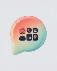 Digital communication icons