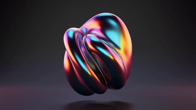 Liquid Metal Morphing Sphere T-1000 Style Chrome Abstract Loop