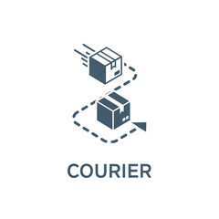 Courier Delivery Service Package Boxes Moving.