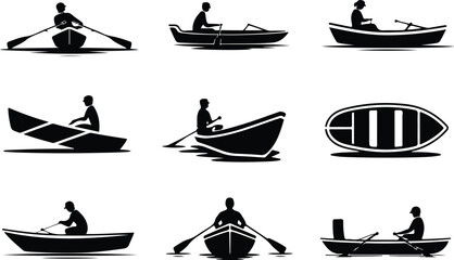 Rowboat Icon Set  Rowboat Icons &ndash; Top Collection