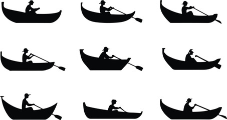 Rowboat Icon Set  Rowboat Icons &ndash; Top Collection
