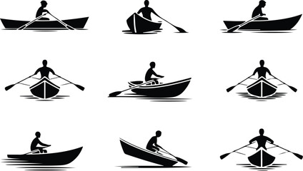 Rowboat Icon Set  Rowboat Icons &ndash; Top Collection