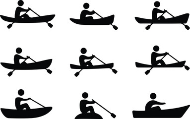 Rowboat Icon Set  Rowboat Icons &ndash; Top Collection