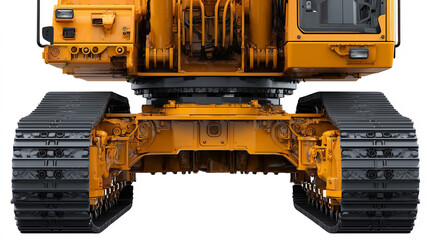 A yellow and black machine with a black tire