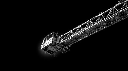 A crane is shown in the image