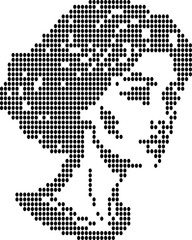 Simple Face Dot Pattern