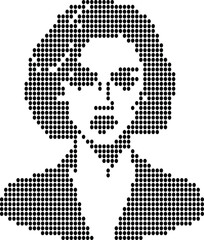 Simple Woman Portrait Design