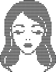 Simple Woman Face Design