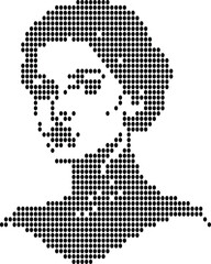 Simple Face Portrait Design