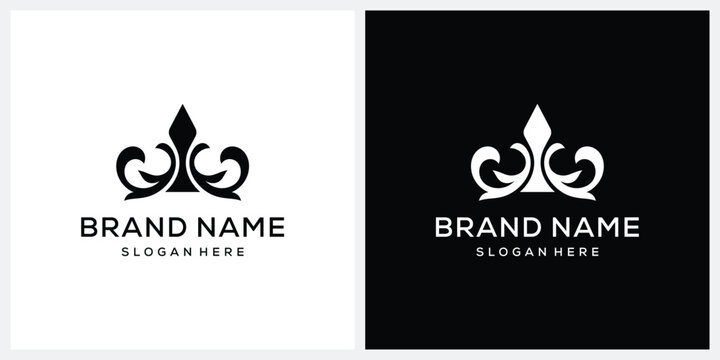 scout logo design, sword scout badge logo graphic vector icon concept