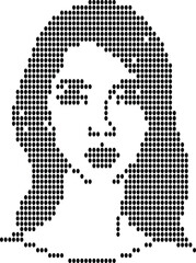 Simple Woman Face Design