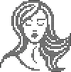 Simple Face Portrait Design