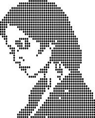 Simple Woman Portrait Design