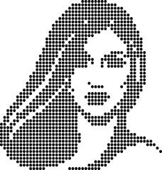 Simple Woman Face Design