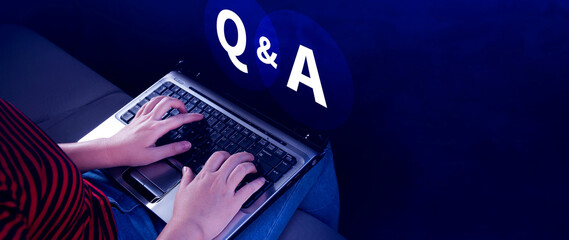 Q and A questions and answers symbol, FAQ, frequency asked questions, Answer, Question Ask, Information, Communication and Brainstorming Concepts
