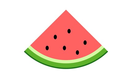 Simple watermelon icon