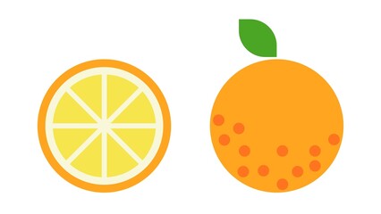 Simple orange icon