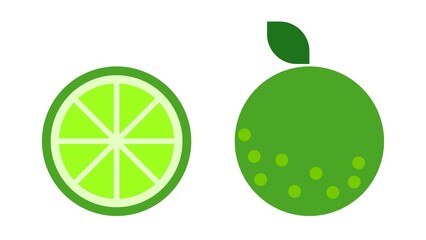 Simple lime icon