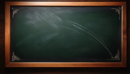 The Classic Blackboard Ready For Creative Teaching And Inspiring Lessons