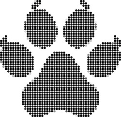 Simple Animal Foot Print