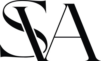 Letter SVA clothing logo