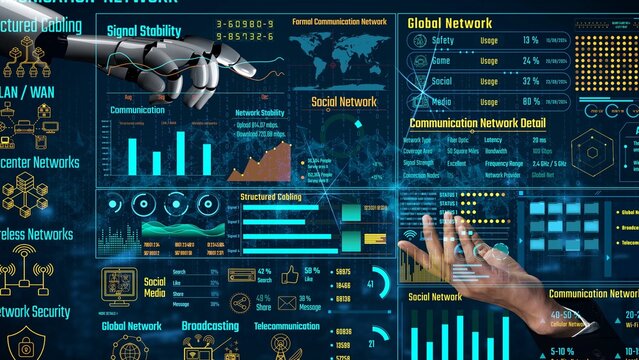 AI monitors data center performance via virtual assistant dashboards, connection insights, and artificial intelligence to improve telecom transparency and efficiency. Thunk - Powered by Adobe