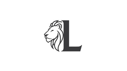 A geometric lion logo with a stylized mane and letter L on a clean white background, conveying a strong and modern graphic design.