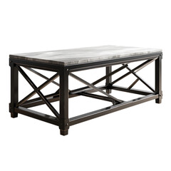 Modern industrial coffee table