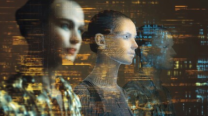 focused young scientists adjusting high tech laboratory equipment