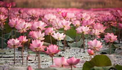 Pink Lotus Flowers