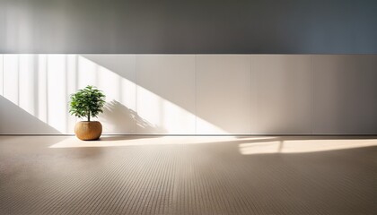 Simple Clean Wall With Modern Minimalist Aesthetic Background