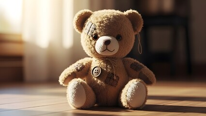 Teddy bear toy.