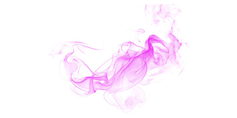 Vibrant purple smoke swirl on black ethereal dynamic abstract texture mystical vapor flow elegant digital art background