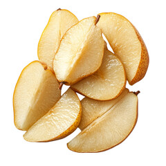Freshly sliced pears arrangement