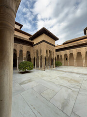 Fototapeta premium Alhambra of Granada, Spain. Architectural details of Alhambra in Granada, Spain.
