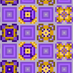 Colorful Latin American background with blue and yellow elements