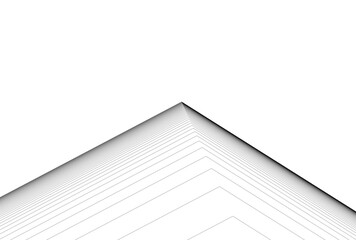 Abstract architecture 3D rendering