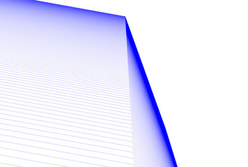 Abstract architecture 3D rendering